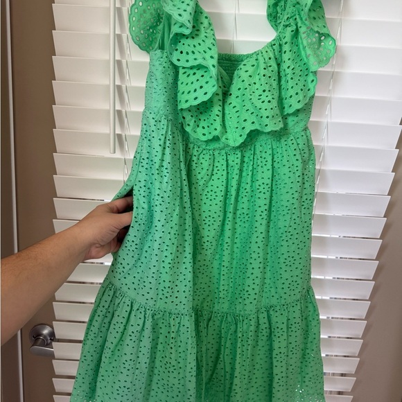Lilly Pulitzer Asteria Cabana Green Daisy Dreams Eyelet Swing - Picture 4 of 9